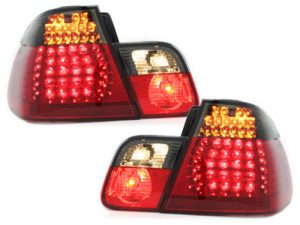 Stopuri LED compatibile cu BMW  E46 Limuzina 02-04 Rosu-Fumuriu 4Usi