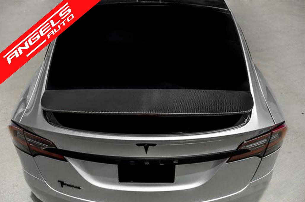 Eleron Portbagaj compatibil cu Tesla Model X 2015-up Carbon Real Design - imagine 6
