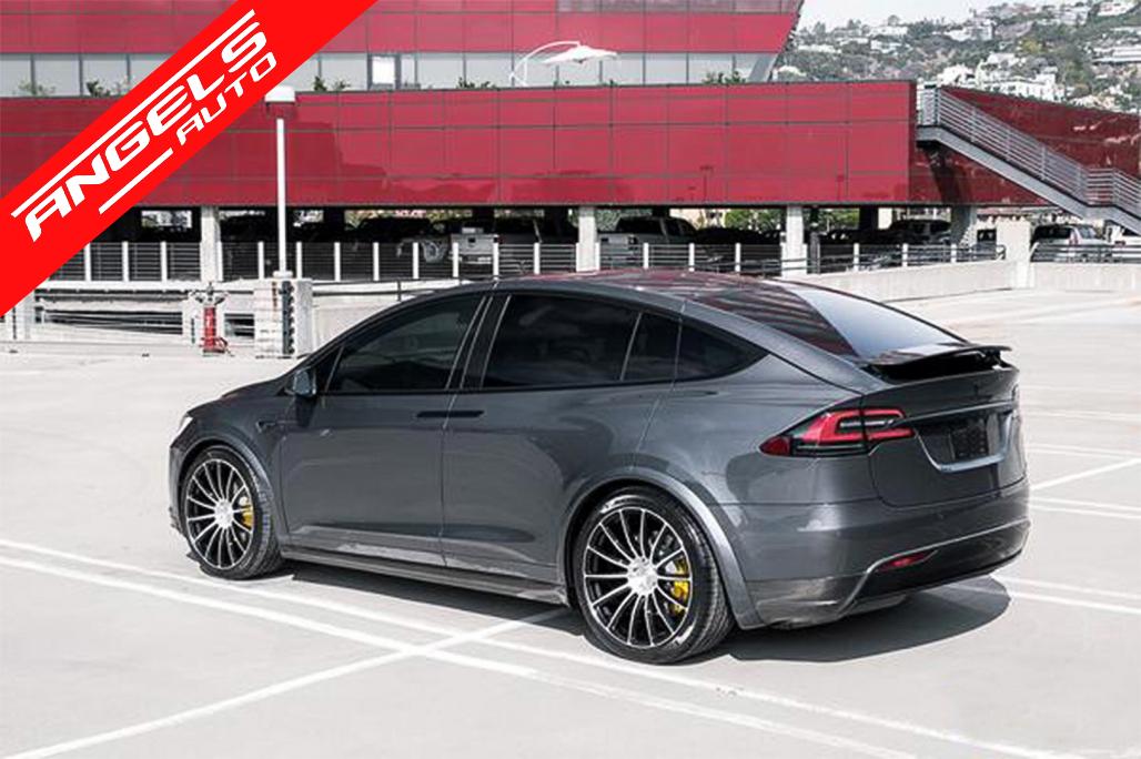 Eleron Portbagaj compatibil cu Tesla Model X 2015-up Carbon Real Design - imagine 8