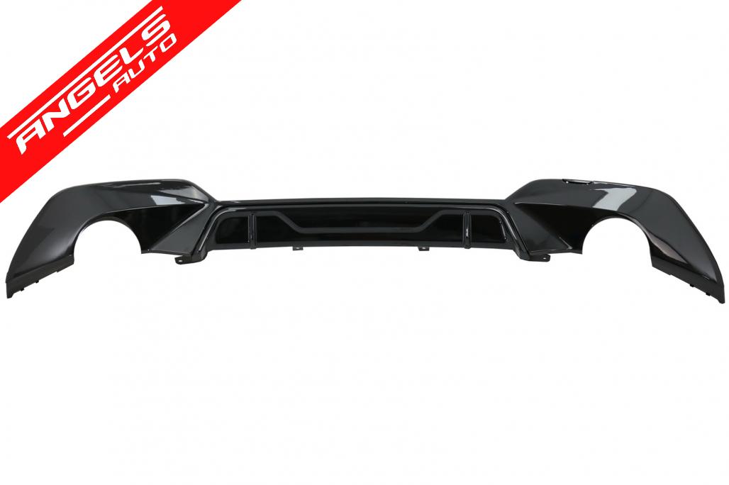 Kit aerodinamic compatibil cu BMW Seria 3 G20 G21 (2018-Up) M Look Negru Lucios - imagine 5