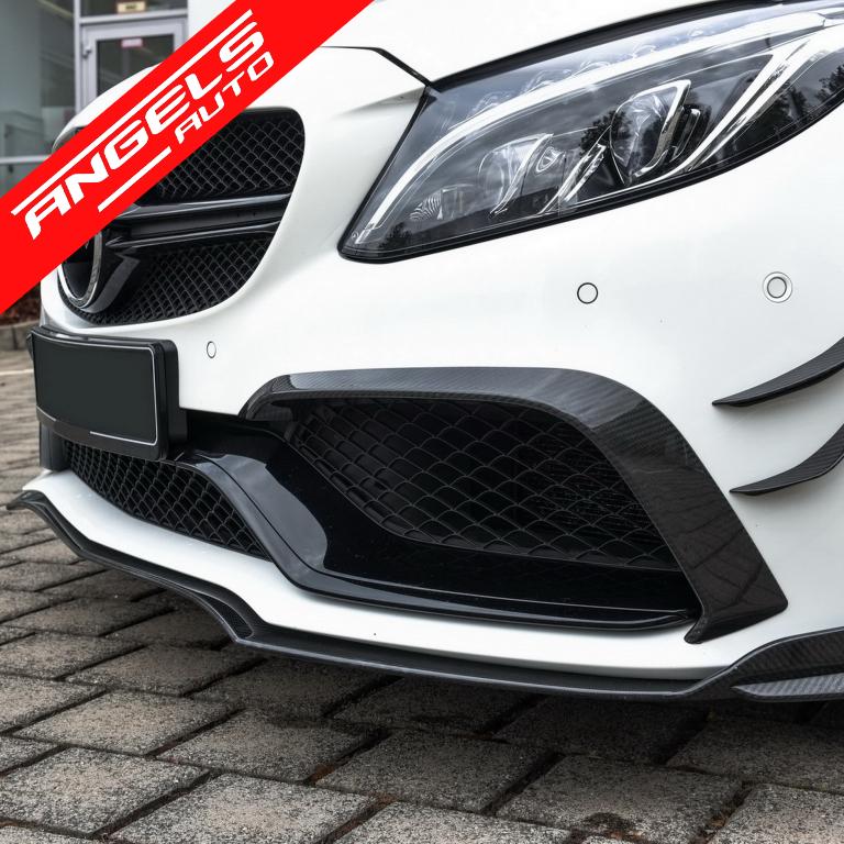 Prelungire Bara Fata compatibila cu Mercedes C-Class W205 S205 A205 C205 Carbon Real - imagine 6