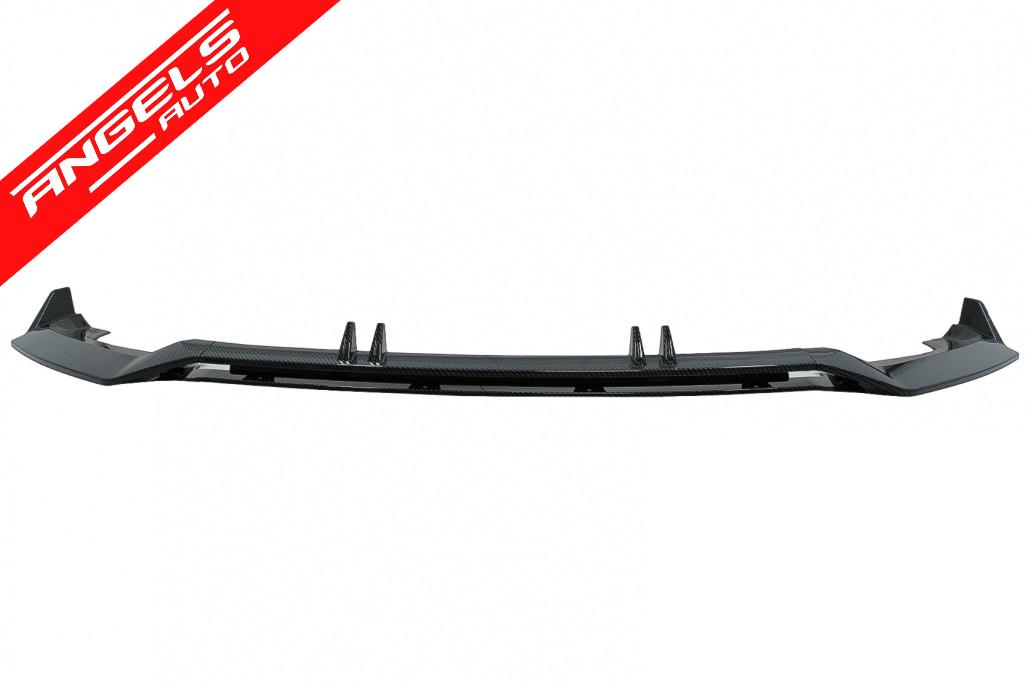 Lip Bara Fata compatibil cu Audi A4 B9 8W S-Line (2016-2018) Carbon Design - imagine 2
