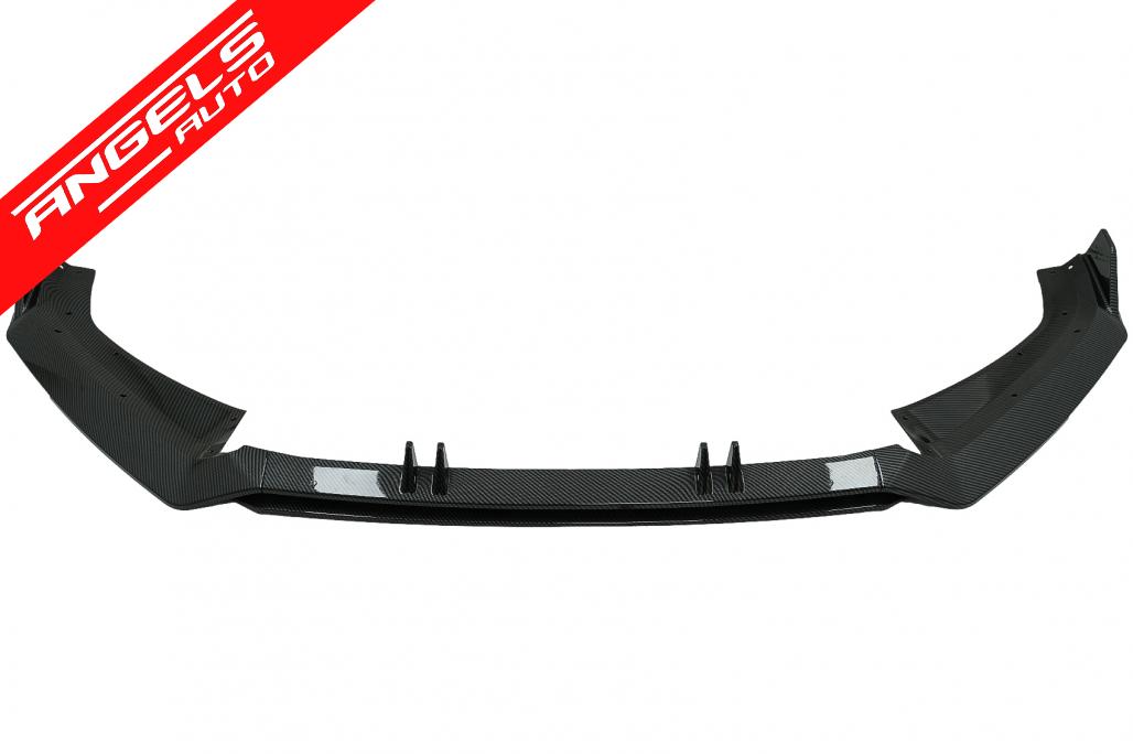 Lip Bara Fata compatibil cu Audi A4 B9 8W S-Line (2016-2018) Carbon Design - imagine 3