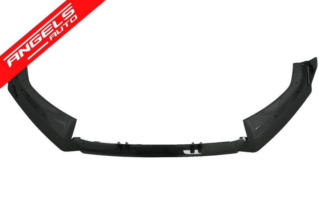 Lip Bara Fata compatibil cu Audi A4 B9 8W S-Line (2016-2018) Carbon Design - imagine 5