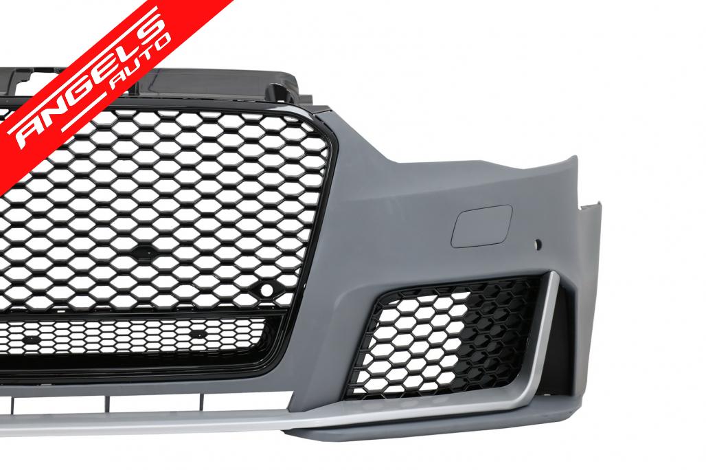 Bara Fata compatibila cu Audi A3 (2012-2015) Sedan Saloon RS3 Brilliant Black Look - imagine 2