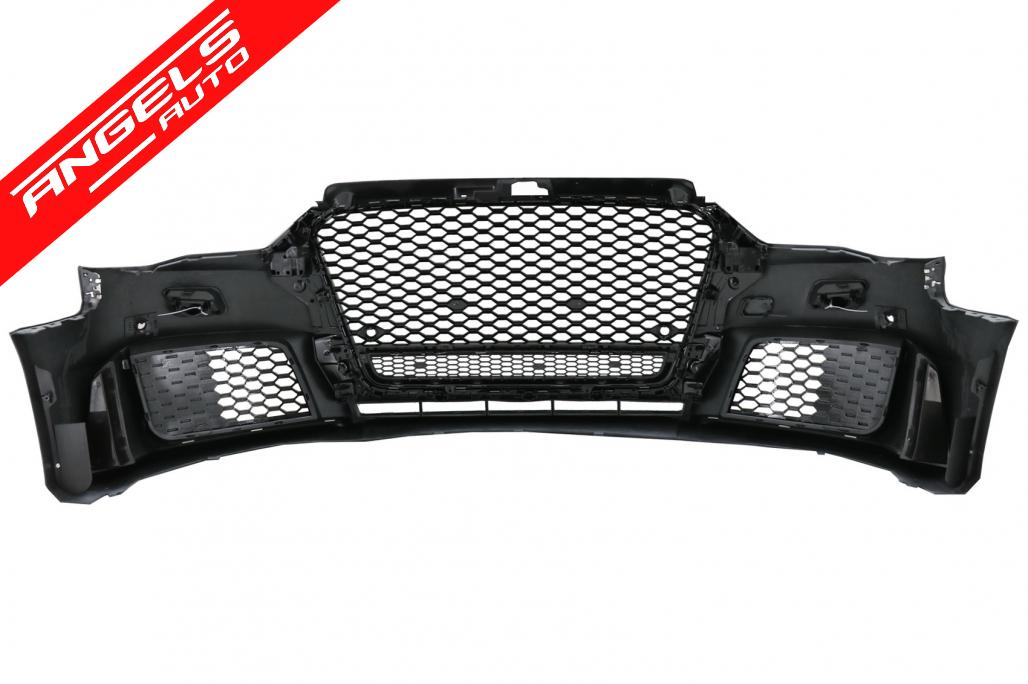 Bara Fata compatibila cu Audi A3 (2012-2015) Sedan Saloon RS3 Brilliant Black Look - imagine 4