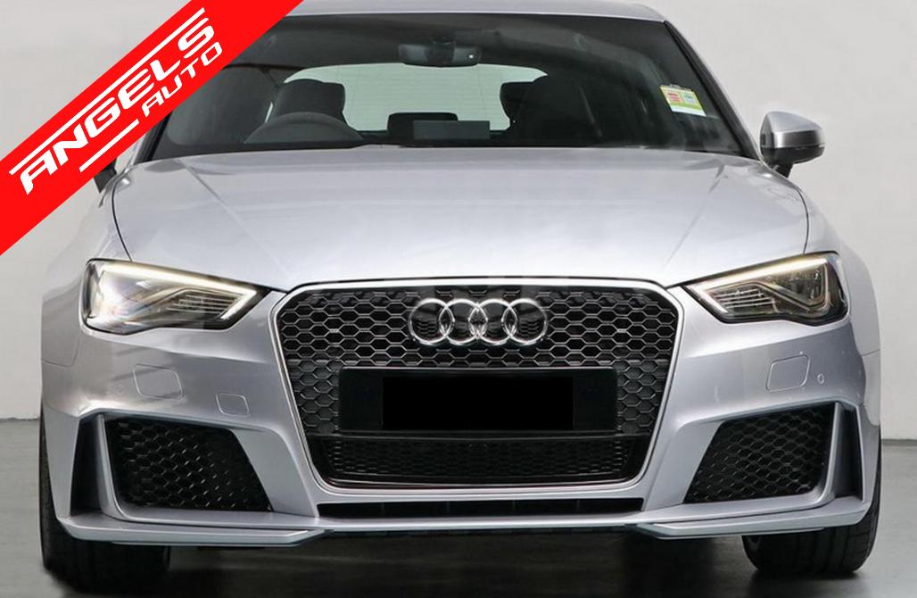 Bara Fata compatibila cu Audi A3 (2012-2015) Sedan Saloon RS3 Brilliant Black Look - imagine 7