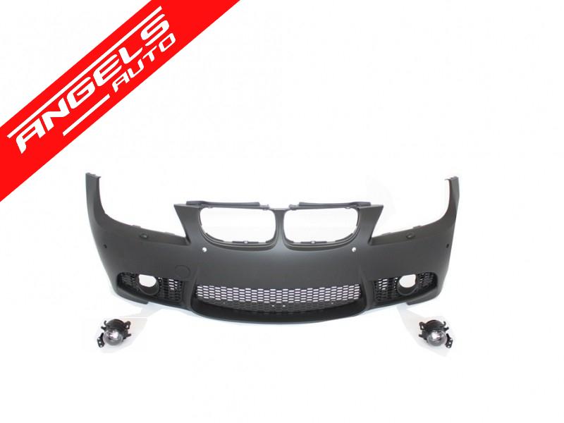 Bara Fata compatibila cu BMW Seria 3 E90 E91 LCI Facelift (08-11) M3 Design cu PDC - imagine 6