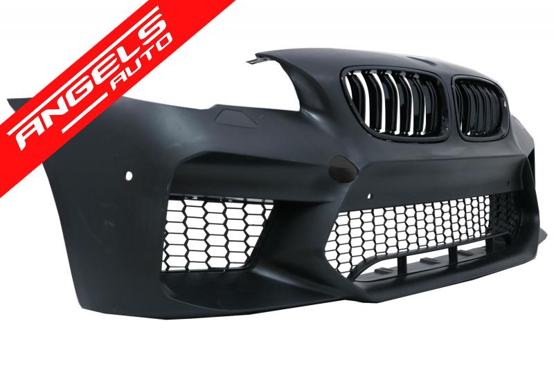 Bara Fata cu Grile compatibila cu BMW Seria 5 F10 F11 (2011-2017) M5 G30 Design - imagine 2