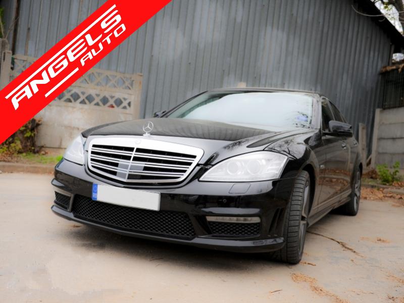 Grila fata compatibila cu Mercedes W221 S-Class (2011-2013) S63 S65 Facelift Design - imagine 5
