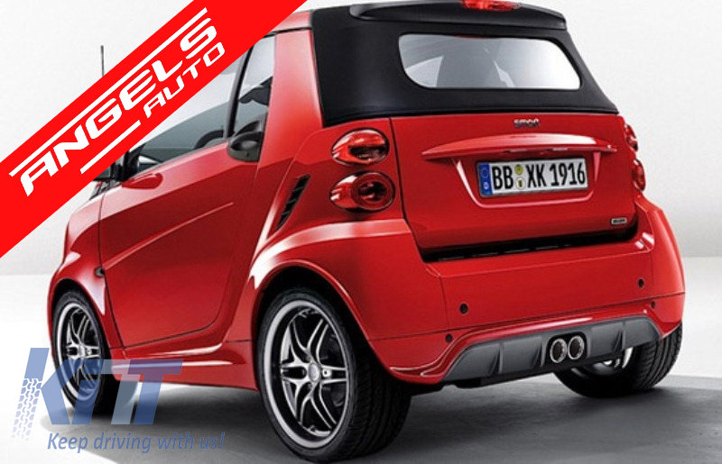 Difuzor spate Aer compatibil cu Smart ForTwo 451 Facelift (2012-2015) B Design - imagine 4