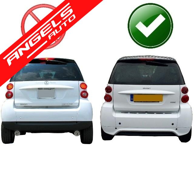 Difuzor spate Aer compatibil cu Smart ForTwo 451 Facelift (2012-2015) B Design - imagine 3