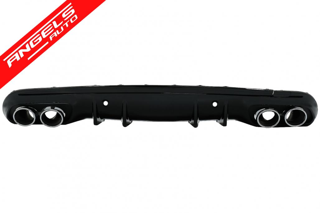 Difuzor cu Tobe compatibil cu Mercedes C-Class W205 S205 (2014-2020) C43Look Bara Sport Line