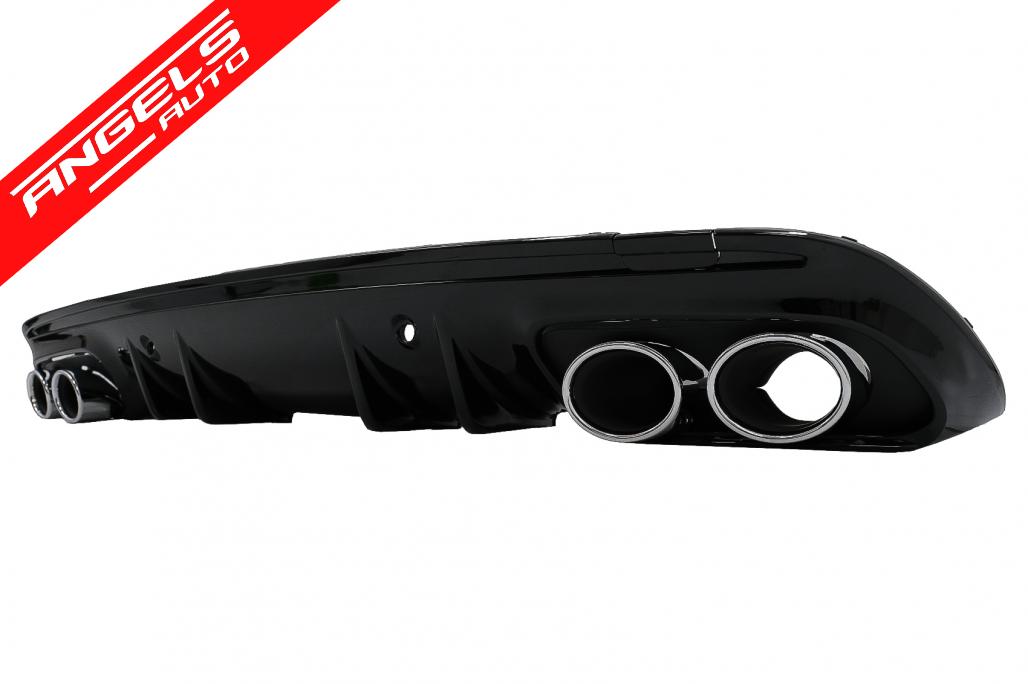 Difuzor cu Tobe compatibil cu Mercedes C-Class W205 S205 (2014-2020) C43Look Bara Sport Line - imagine 2