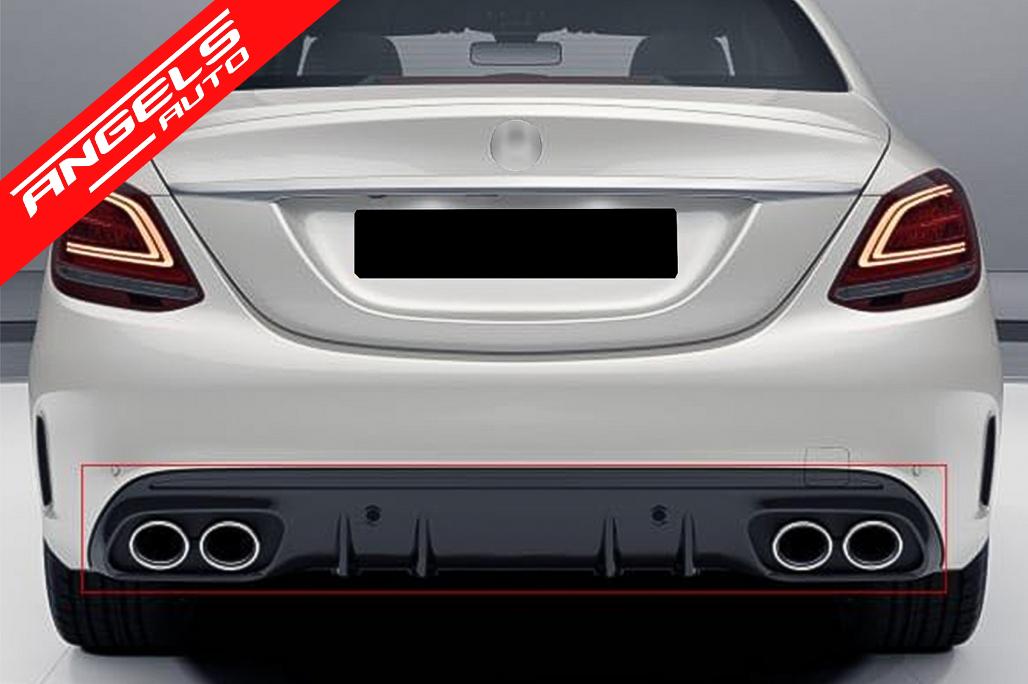 Difuzor cu Tobe compatibil cu Mercedes C-Class W205 S205 (2014-2020) C43Look Bara Sport Line - imagine 8