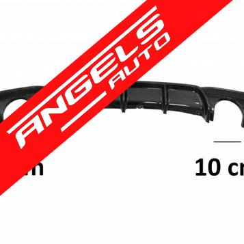 Difuzor Bara Spate dublu compatibil cu BMW F30 F31 (2011-2019) M Design Carbon Film - imagine 2