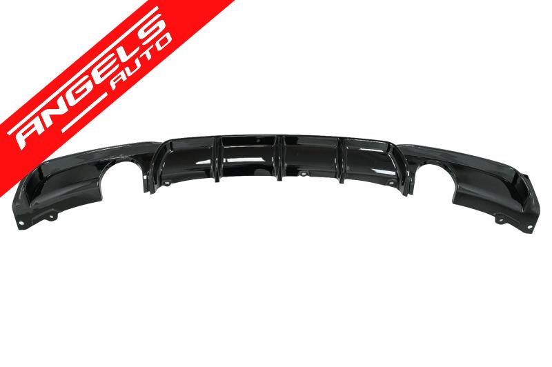 Difuzor Bara Spate Dublu compatibil cu BMW Seria 3 F30 F31 (2011-2019) M Piano Black