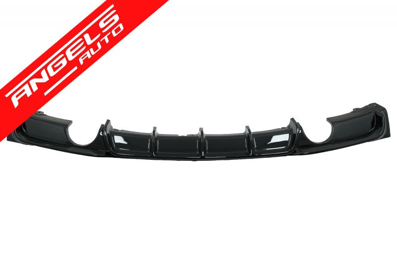 Difuzor Bara Spate Dublu compatibil cu BMW Seria 3 F30 F31 (2011-2019) M Piano Black - imagine 3