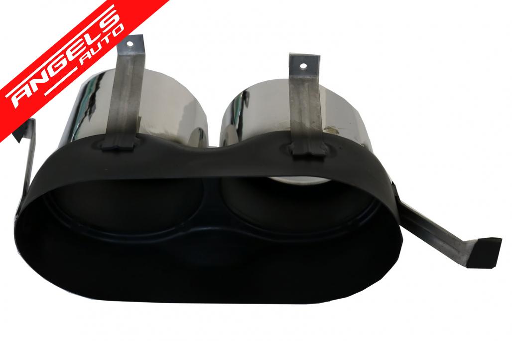 Difuzor Bara Spate compatibil cu Audi Q5 SUV FY S-Line (2018-2020) + Tobe Crom - imagine 7