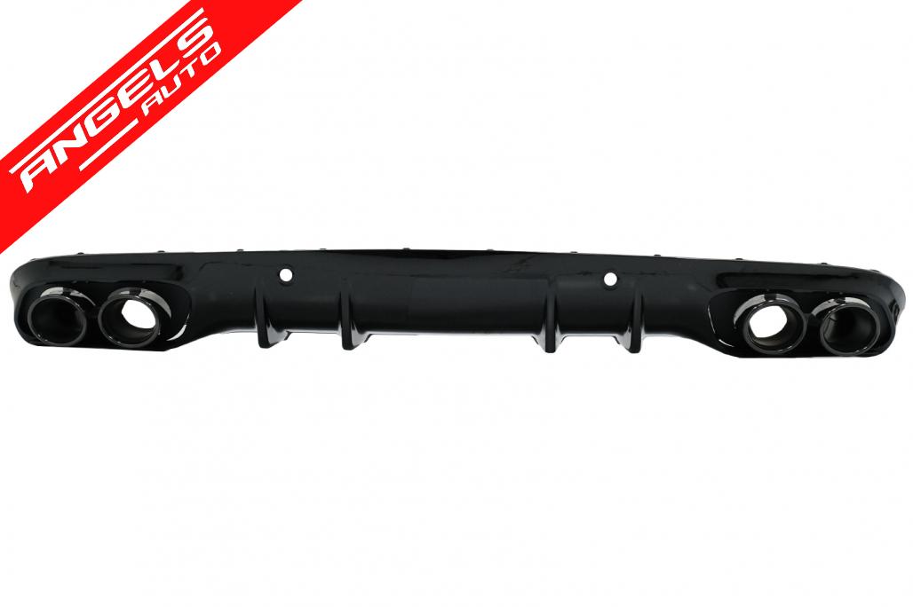 Difuzor Bara Spate cu Tobe compatibil cu Mercedes C-Class C205 A205 C43 Night Look