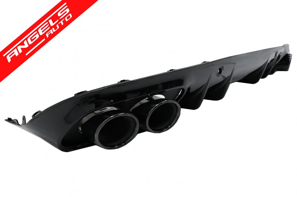 Difuzor Bara Spate cu Tobe compatibil cu Mercedes C-Class C205 A205 C43 Night Look - imagine 5