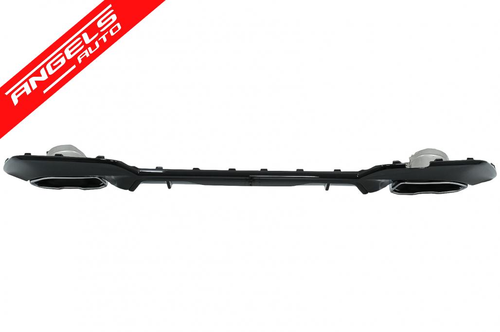 Difuzor Bara Spate si Tobe Crom compatibil cu BMW G20 G28 G21 2019-up M340i M Design - imagine 2