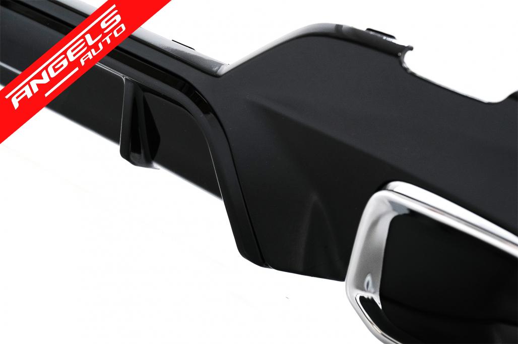 Difuzor Bara Spate si Tobe Crom compatibil cu BMW G20 G28 G21 2019-up M340i M Design - imagine 3