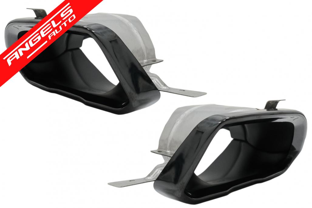 Difuzor Bara Spate cu Tobe compatibil cu BMW G20 G28 G21 2019-up M340i Design Negru - imagine 6