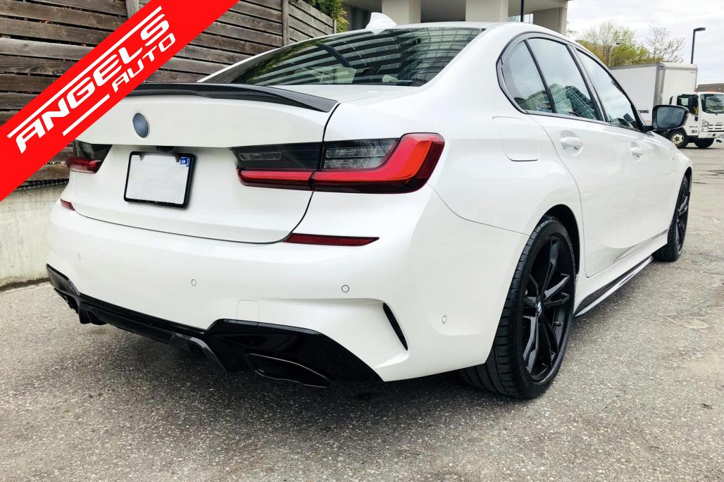 Difuzor Bara Spate cu Tobe compatibil cu BMW G20 G28 G21 2019-up M340i Design Negru - imagine 7