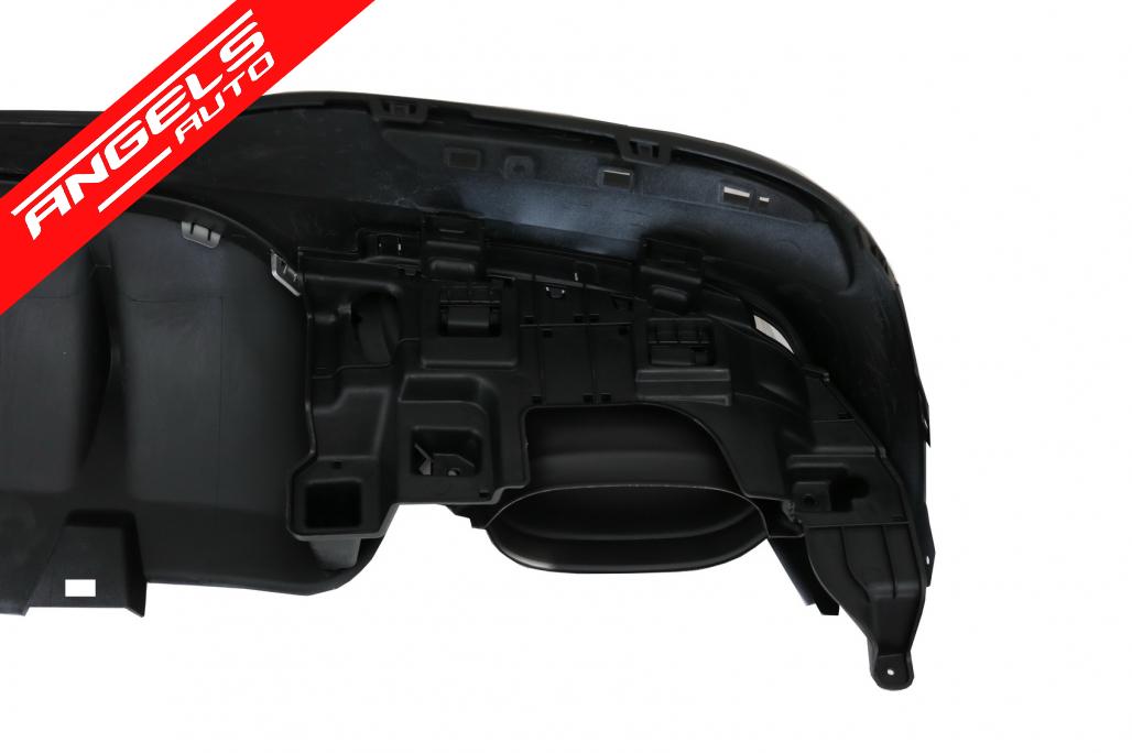 Difuzor Bara Spate cu Tobe Crom compatibil cu Mercedes GLE W166 SUV Sport Line Look - imagine 6