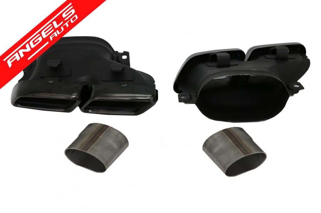 Difuzor Bara Spate cu Tobe compatibil cu Mercedes GLE W166 SUV Sport Line Night Pack - imagine 4