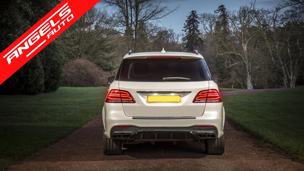 Difuzor Bara Spate cu Tobe compatibil cu Mercedes GLE W166 SUV Sport Line Night Pack - imagine 7