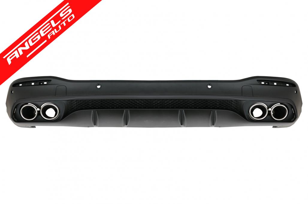 Difuzor Bara Spate cu Tobe compatibil cu Mercedes GLE W167 SUV 2019+ GLS53 Look - imagine 4