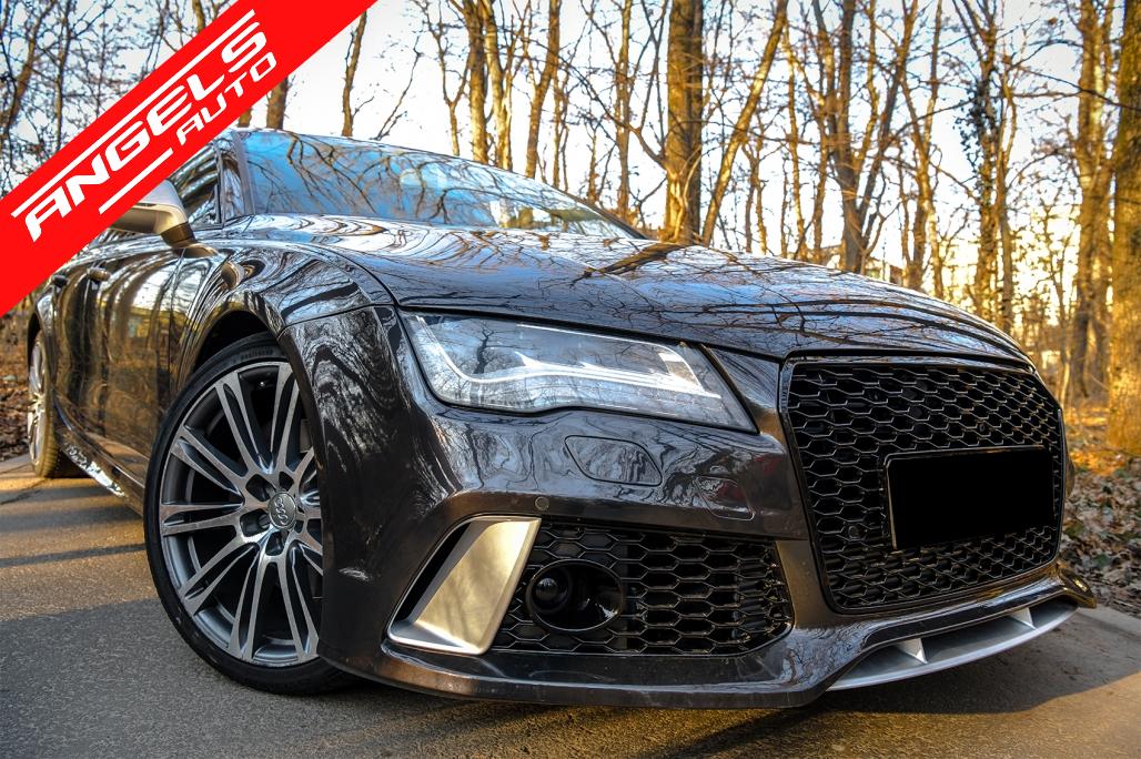 Capace Spalator faruri Bara Fata compatibile cu Audi A7 4G (2010-2018) RS7 Design - imagine 5