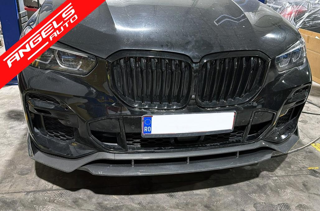 Pachet Aero compatibil cu BMW X5 G05 (2018-2022) M-Tech Black Knight Look Carbon - imagine 15