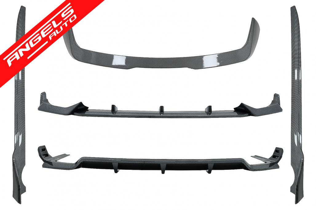 Kit Exterior Aero compatibil cu BMW X7 G07 (2018-2022) M-Tech Black Knight Look Carbon