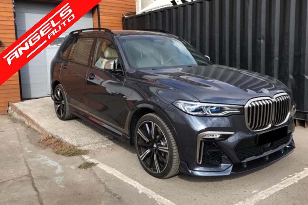 Kit Exterior Aero compatibil cu BMW X7 G07 (2018-2022) M-Tech Black Knight Look Carbon - imagine 13