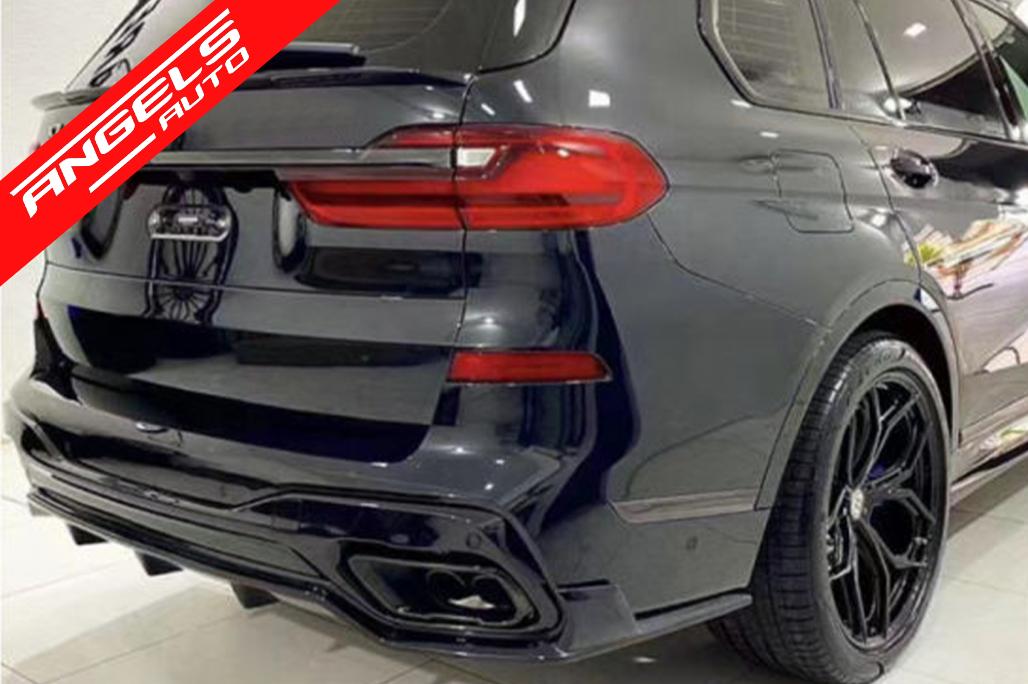Kit Exterior Aero compatibil cu BMW X7 G07 (2018-2022) M-Tech Black Knight Look Carbon - imagine 14