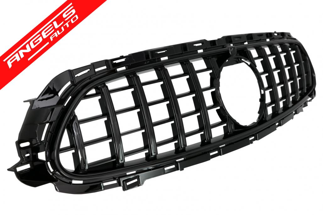 Grila fata compatibila cu Mercedes E-Class W213 Sport Line 2020-Up GT Design Negru - imagine 2