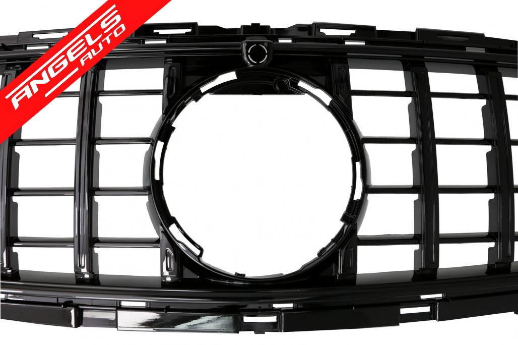 Grila fata compatibila cu Mercedes E-Class W213 Sport Line 2020-Up GT Design Negru - imagine 3