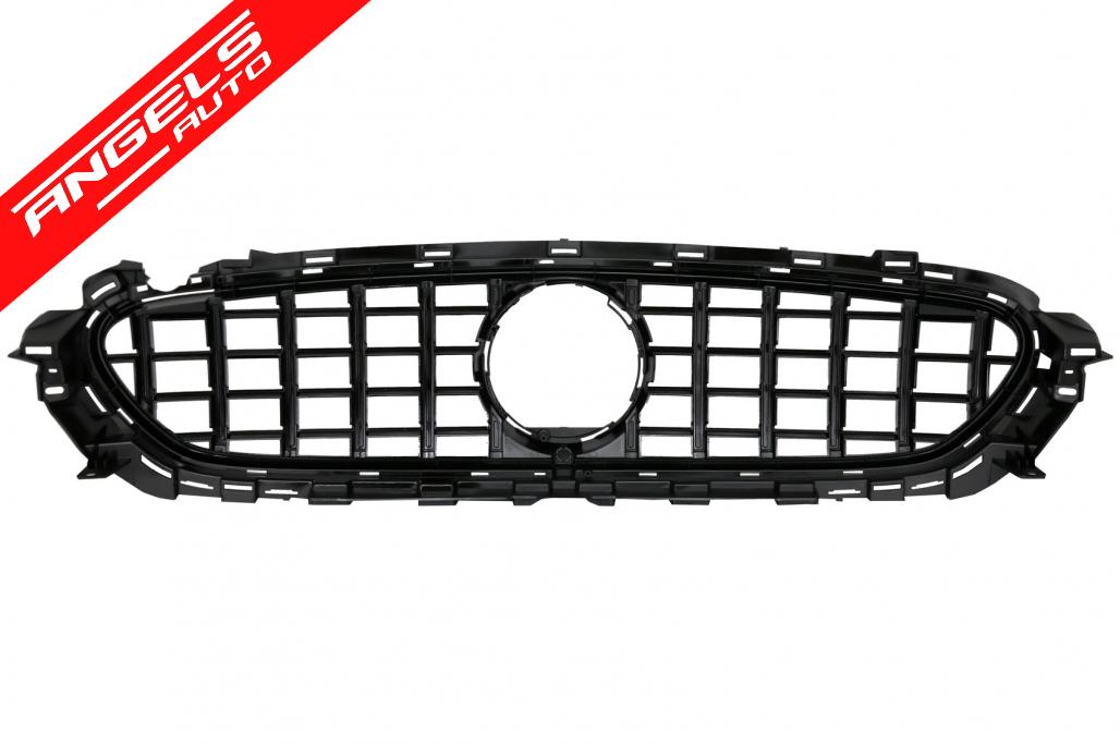 Grila fata compatibila cu Mercedes E-Class W213 Sport Line 2020-Up GT Design Negru - imagine 4