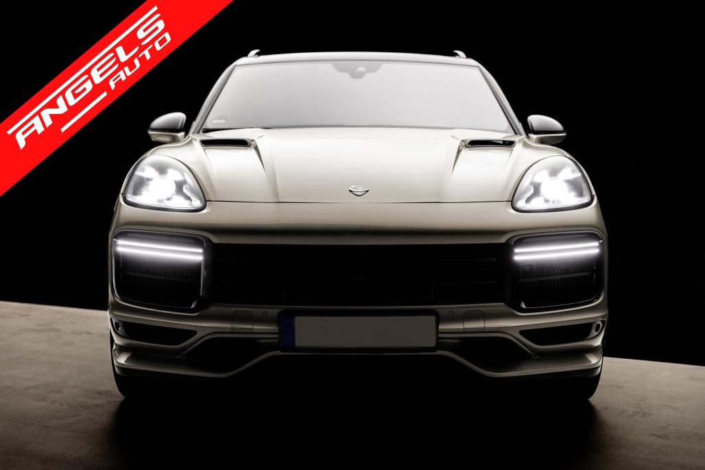 Pachet Kit compatibil cu Porsche Cayenne 9Y0 2018-Up Conversie Turbo sau Aero Design - imagine 7
