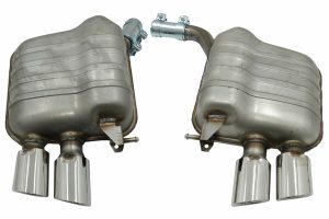 Tobe cu Tips-uri Duble compatibile cu Audi Q5 8R (11.2008-2016) Crom