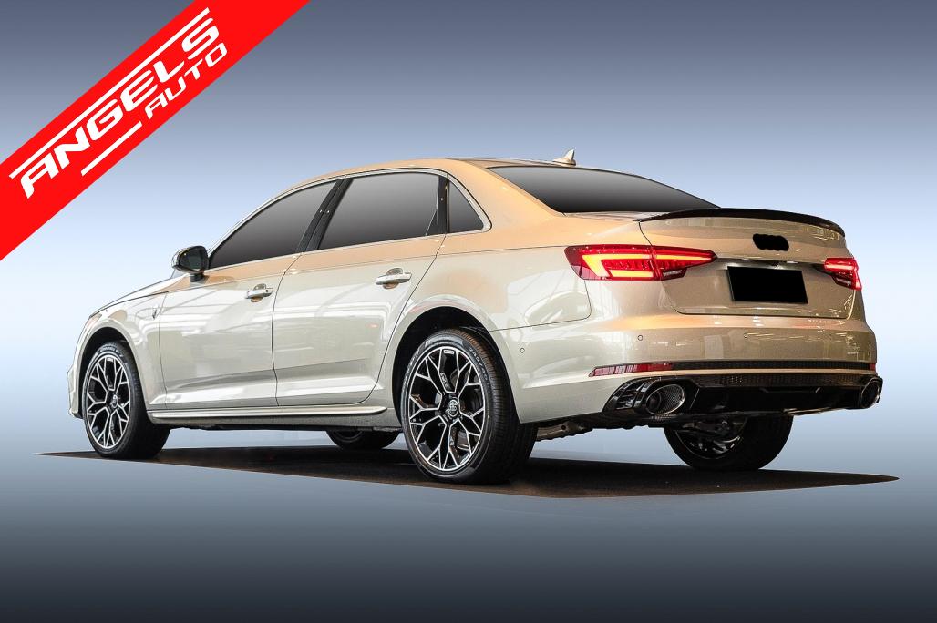 Ornamente tobe compatibile cu Audi A4 B9 (2016-2019) A5 F5 (2017-2019) Crom - imagine 8