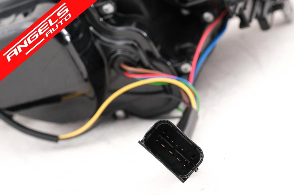 Faruri Xenon U-Led 3D Angel Eyes compatibile cu BMW E90 E91 (03.2005-08.2008) Black Look - imagine 12