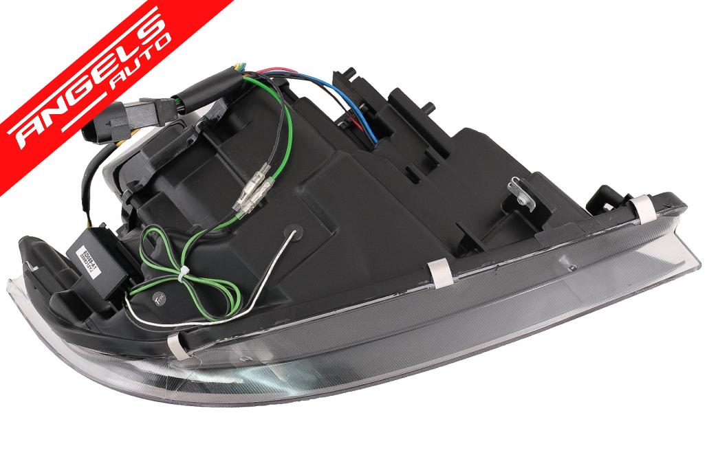 Faruri Xenon U-Led 3D Angel Eyes compatibile cu BMW E90 E91 (03.2005-08.2008) Black Look - imagine 13