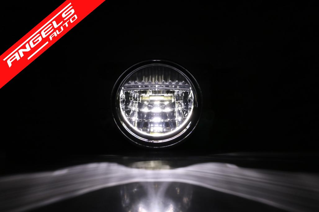 Proiectoare Ceata Full LED compatibile cu Jeep Wrangler JK TJ JL (1996-2018) 4 Inch - imagine 4