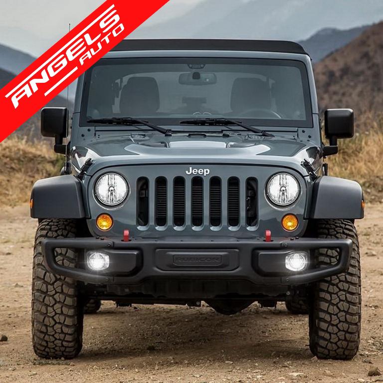 Proiectoare Ceata Full LED compatibile cu Jeep Wrangler JK TJ JL (1996-2018) 4 Inch - imagine 6