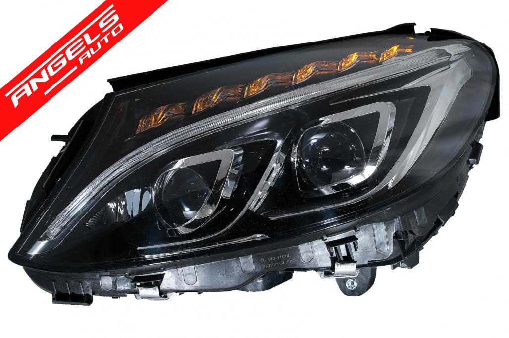 Faruri Full LED compatibile cu Mercedes C-Class W205 S205 A205 C205 (2014-up) - imagine 2