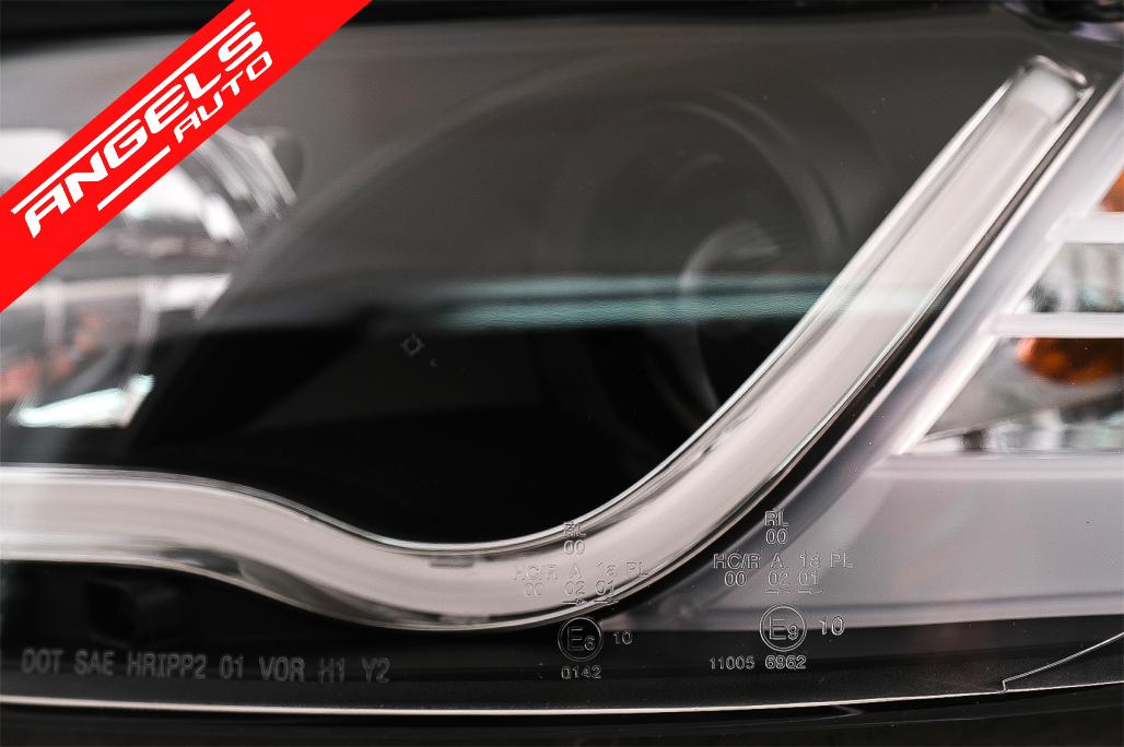 Faruri compatibile cu Audi A4 8E (2001-2004) Lumini de Zi LED DRL Black - imagine 6